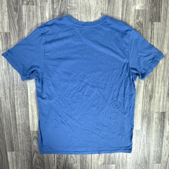 Hard Rock Cafe Blue Graphic Logo Tee Souvenir Band Rock Music Shirt - Picture 4 of 4